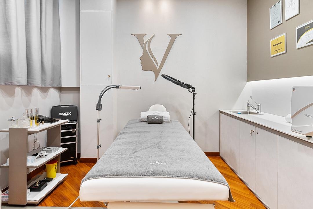 Sala trattamenti dermopigmentazione Velvet Milano Beauty